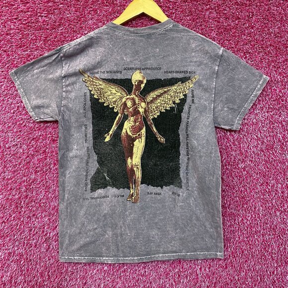 Nirvana In Utero boxed In Tracklist T-shirt size Medium - Picture 1 of 6